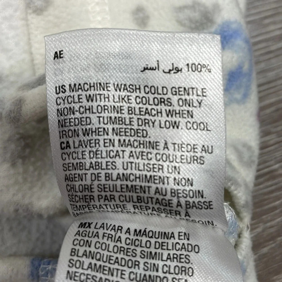 Charter Club Intimates Long Sleeve Button Down Pajama Set White Floral XL - Picture 12 of 16